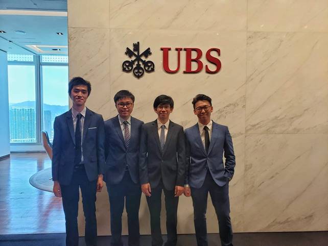 The Team From CUHK (“W3C”) Consists of B.Eng SEEM and other students was a finalist (Top 5) in the UBS Group Chief Operating Officer (GCOO) Case Challenge 2019 – Hong Kong